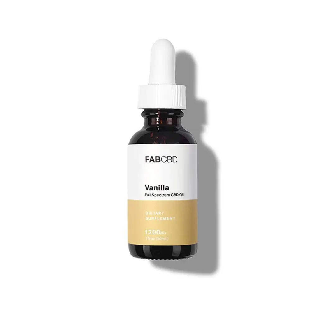 Fab CBD Oil 30ml/1200mg Vanilla