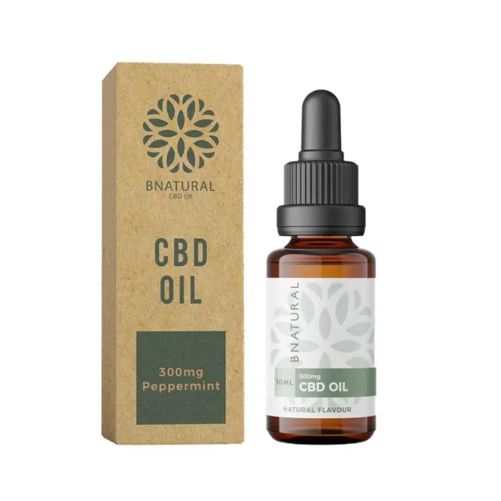 Bnatural 300mg Peppermint Oil - 10ml bottle-new
