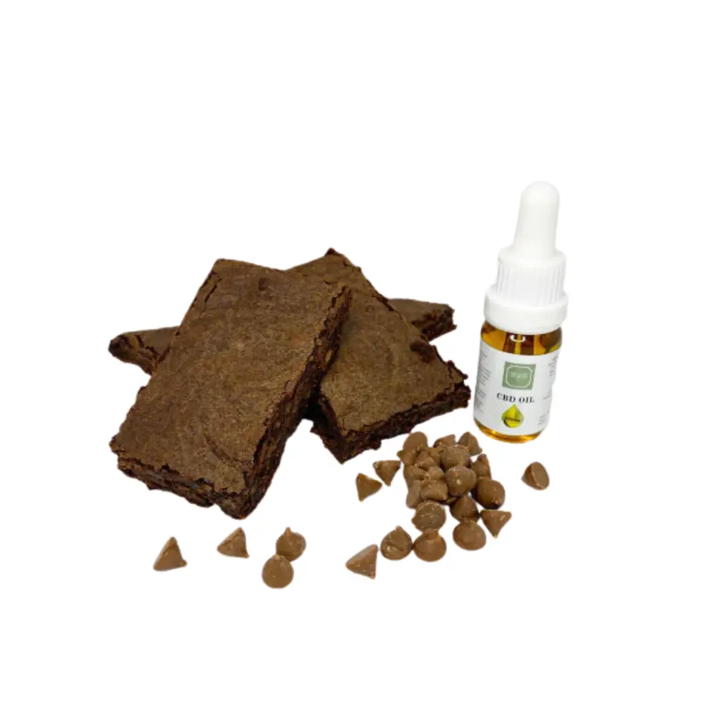 Organic Secrets CBD Infused Brownies - Original Choc Chip (20mg CBD per brownie)