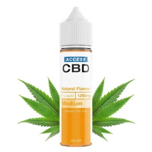 ACCESS CBD® Shortfill Natural (50ml Vape E-Liquid) - 1200mg