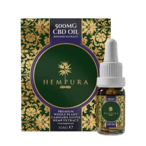 Hempura Refined (10ml CBD Oil Dropper) â 500mg