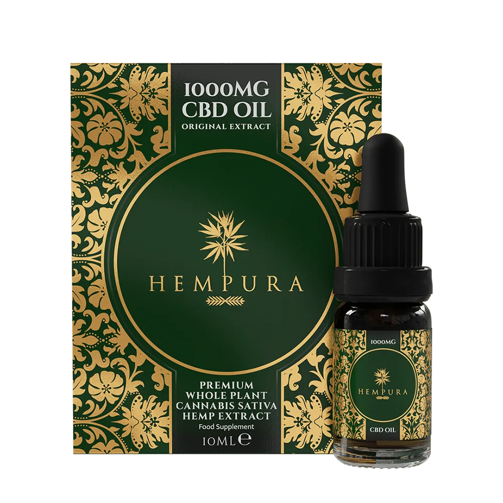 Hempura Original (10ml CBD Oil Dropper) – 1000mg