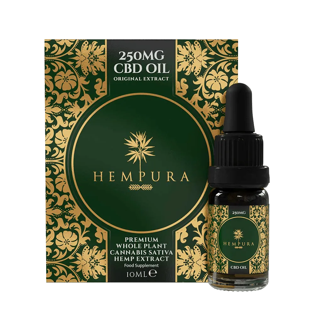 Hempura Original (10ml CBD Oil Dropper) – 250mg
