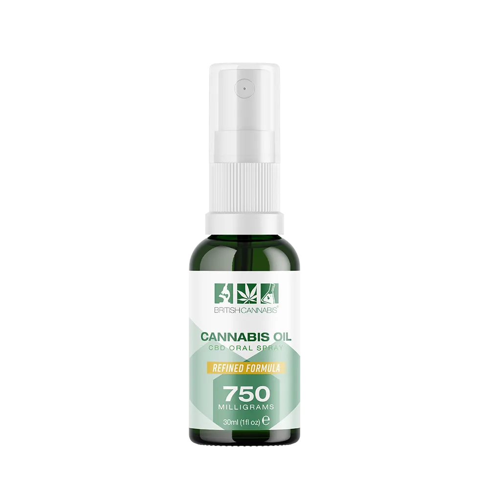 BRITISH CANNABIS 100% Cannabis Oil (CBD Oral Spray) - 750mg