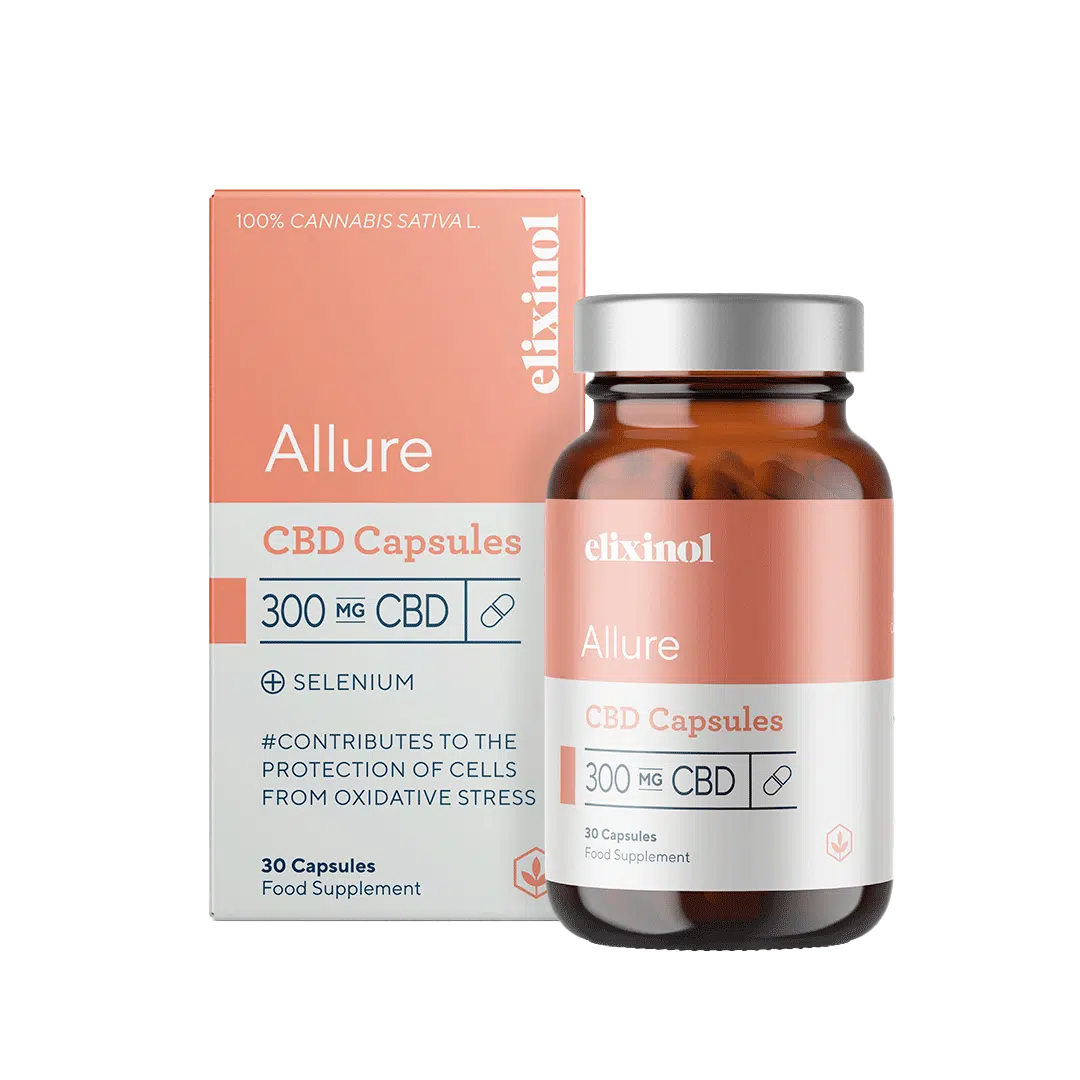Elixinol Allure CBD Capsules (30 x 10mg Capsules)- 300mg