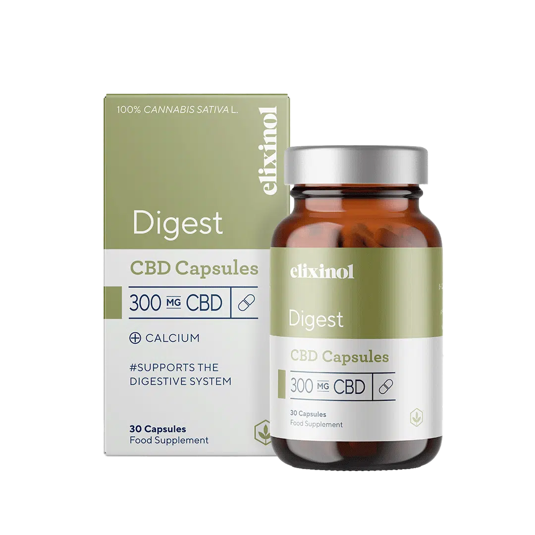 Elixinol Digest CBD Capsules (30 x 10mg Capsules)- 300mg