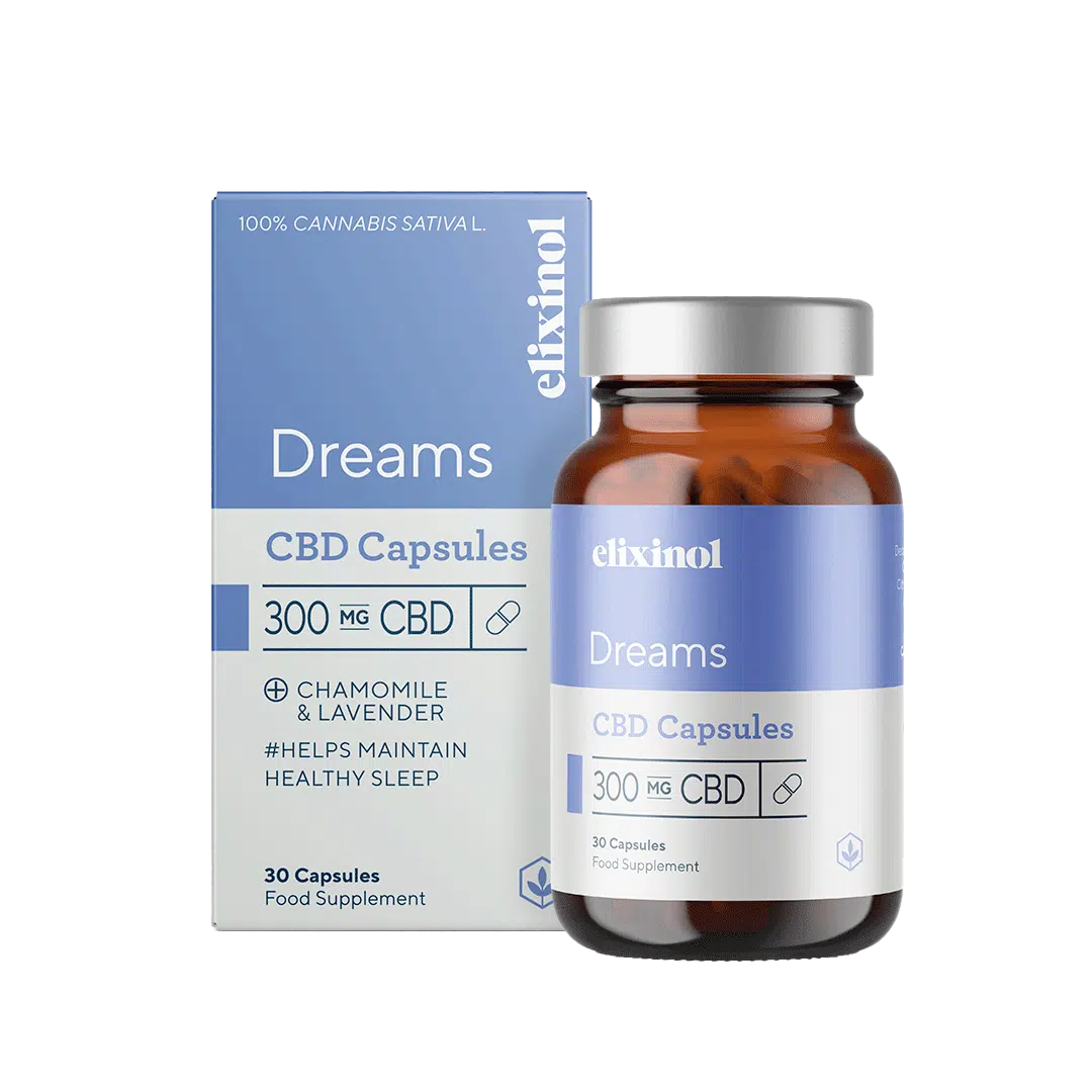 Elixinol Dreams CBD Capsules (30 x 10mg Capsules)- 300mg