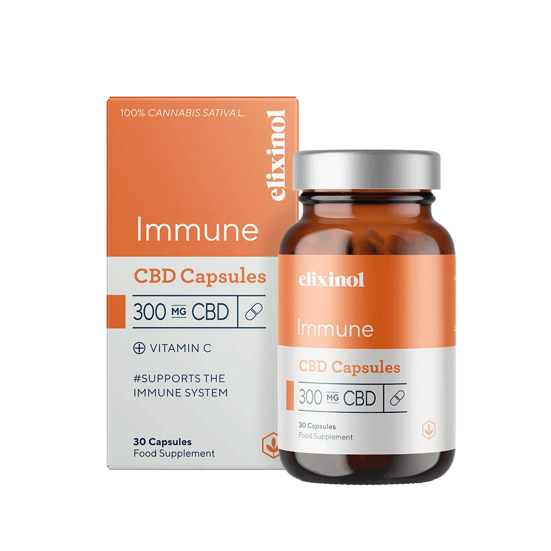 Elixinol Immune CBD Capsules (30 x 10mg Capsules)- 300mg