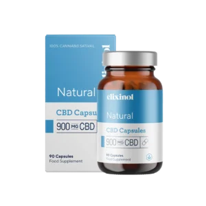 Elixinol Natural CBD Capsules (90 x 10mg Capsules)- 900mg