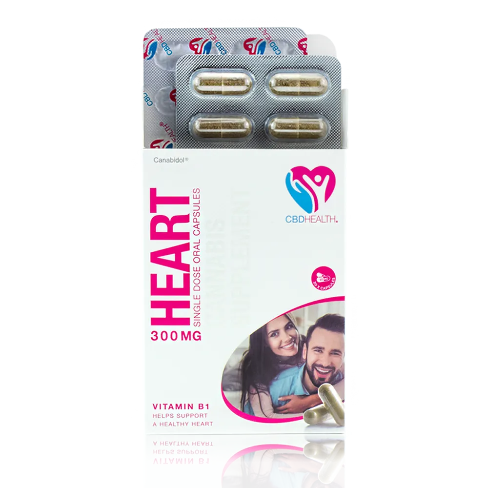 CBD HEALTH® Capsules – HEART (30 x Capsules) – 300mg