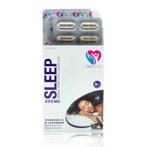 CBD HEALTHÂŽ Capsules - SLEEP (30 x Capsules) - 300mg