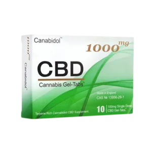 Canabidolâĸ CBD Gel-Tabsâĸ (10 x Gel-Tabs) â 1000mg