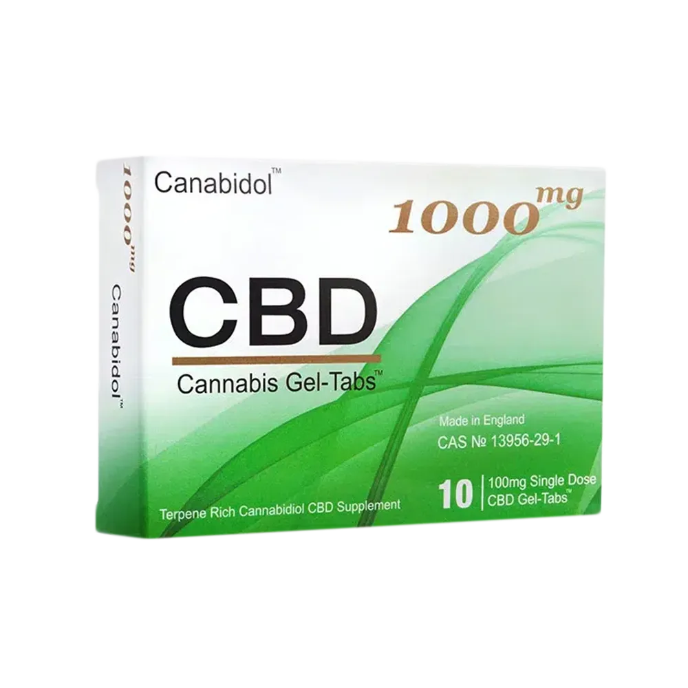 Canabidol™ CBD Gel-Tabs™ (10 x Gel-Tabs) – 1000mg