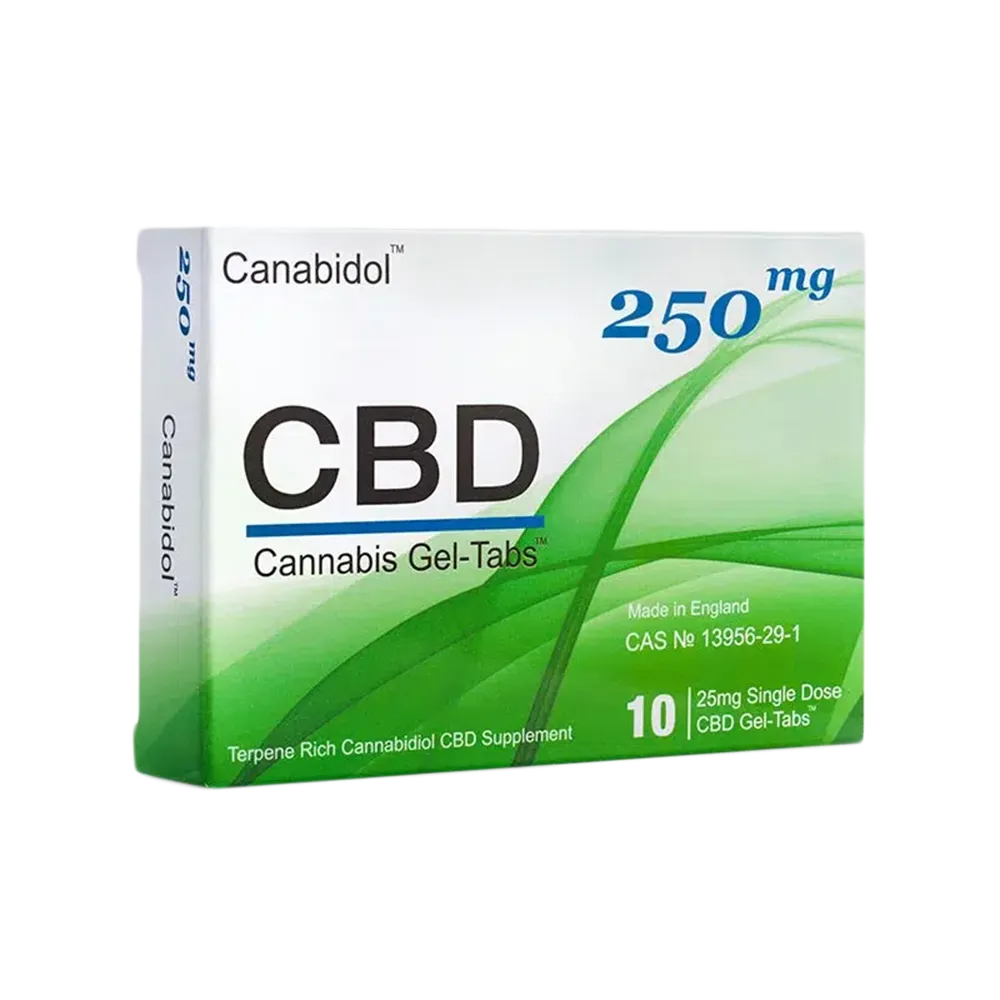 British Cannabis - Canabidol - CBD Gel Tabs - 250mg