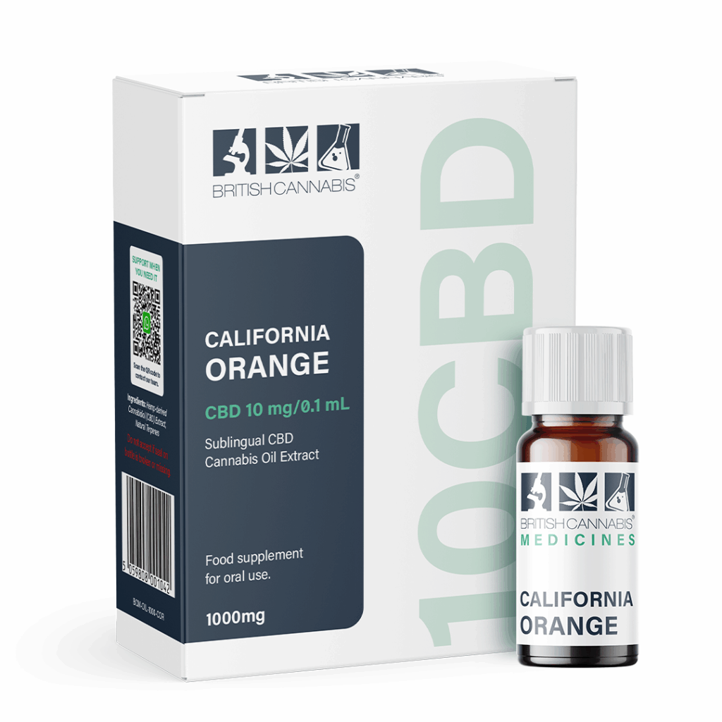 California Orange 10CBD 1000mg CBD Cannabis Oil Main Image